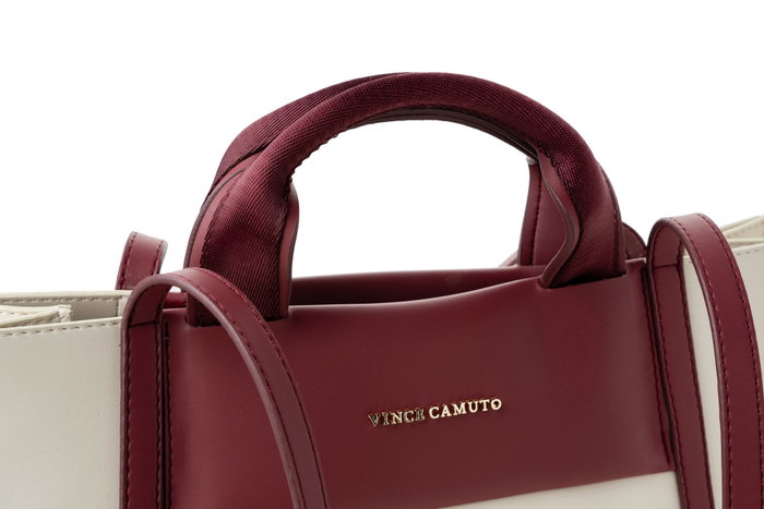 Vince Camuto Bolso Tote Umbria - Crema, Rojo Claret Vince Camuto Bolso Tote Umbria - Crema, Rojo Claret